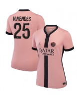 Paris Saint-Germain Nuno Mendes #25 Tredjedrakt Dame 2024-25 Korte ermer